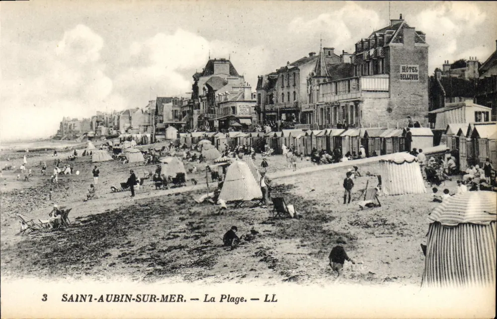 Saint-Aubin-sur-Mer — A Praia — LL - Frente