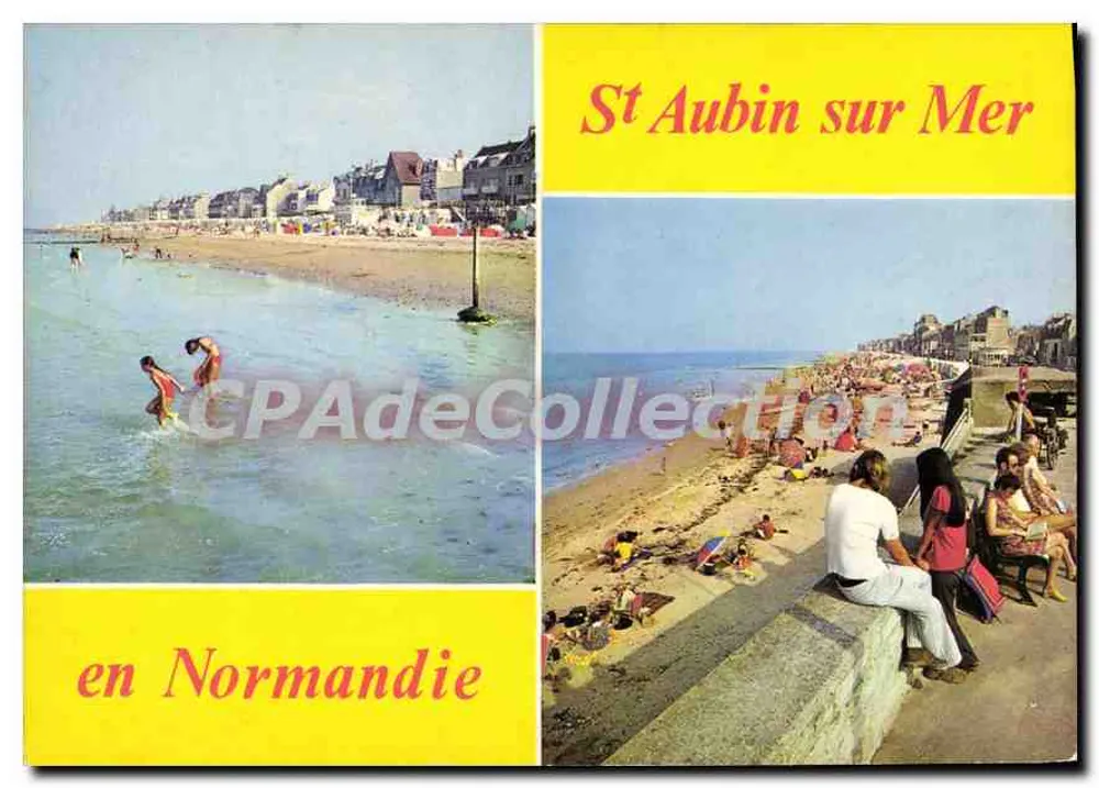 St Aubin sur Mer — Strand und Spiele — Éditions Hachette - Vorderseite