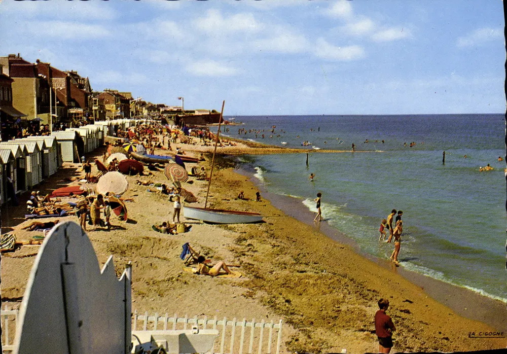 Saint Aubin sur Mer — A Praia — Edições « La Cigogne » - Frente
