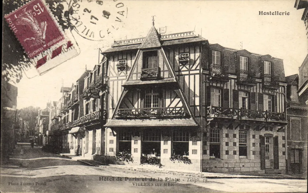 Hôtel de Paris et de la Place — Hostellerie — Photo Fournet Postel - Vorderseite