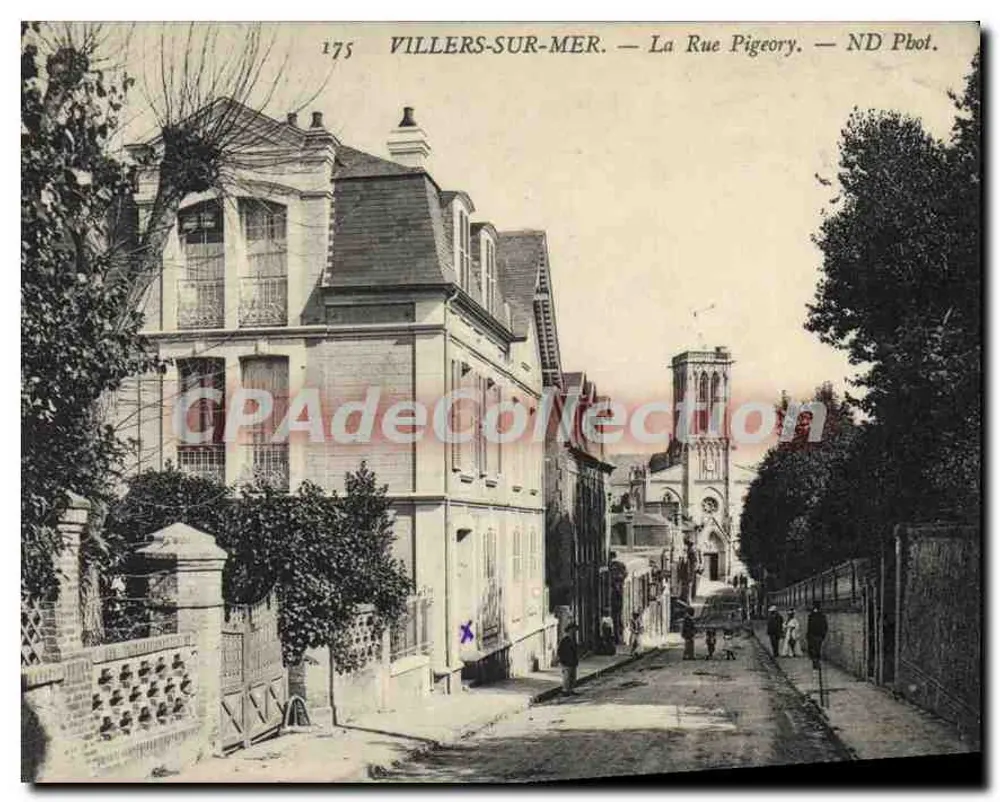 Villers-sur-Mer — Straße Pigeory — ND Fotografie - Vorderseite