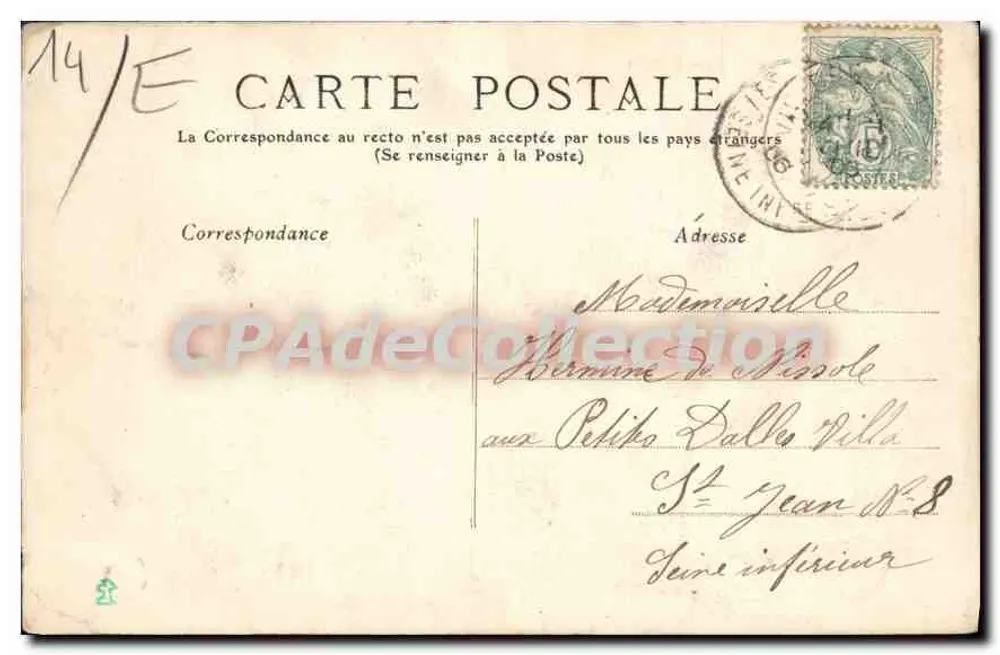 Villers-sur-Mer — Ausgang der Kirche — Calvados — 146 - Rückseite