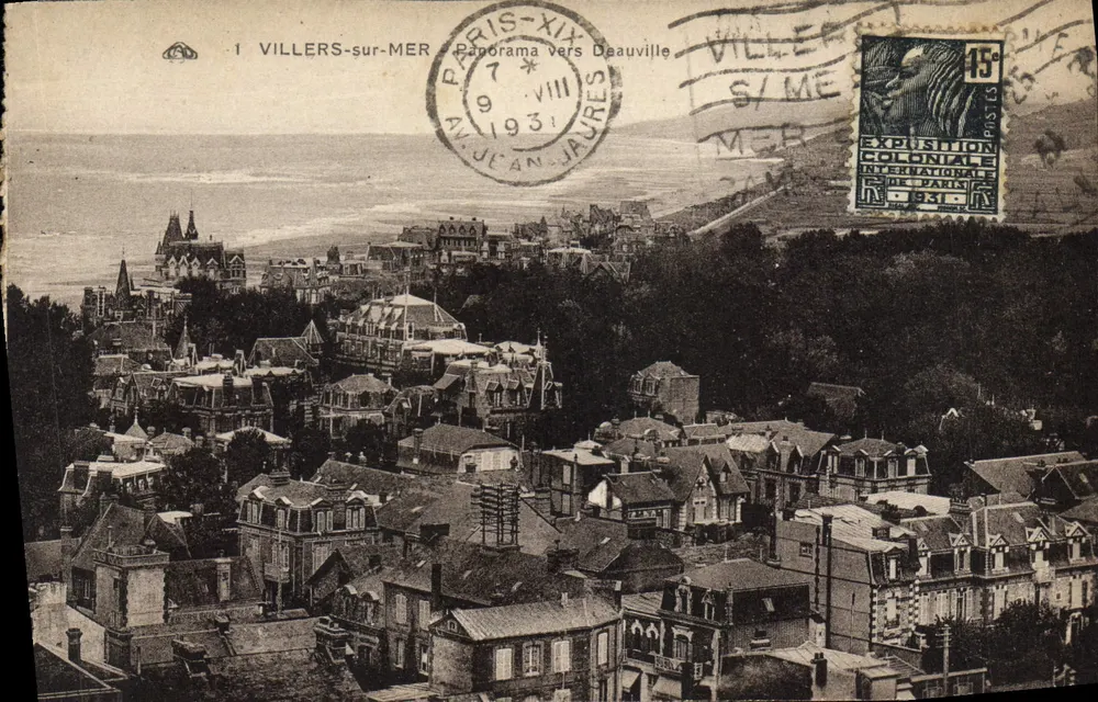Villers-sur-Mer — Luftbild — Paporama Vers Deauville - Vorderseite