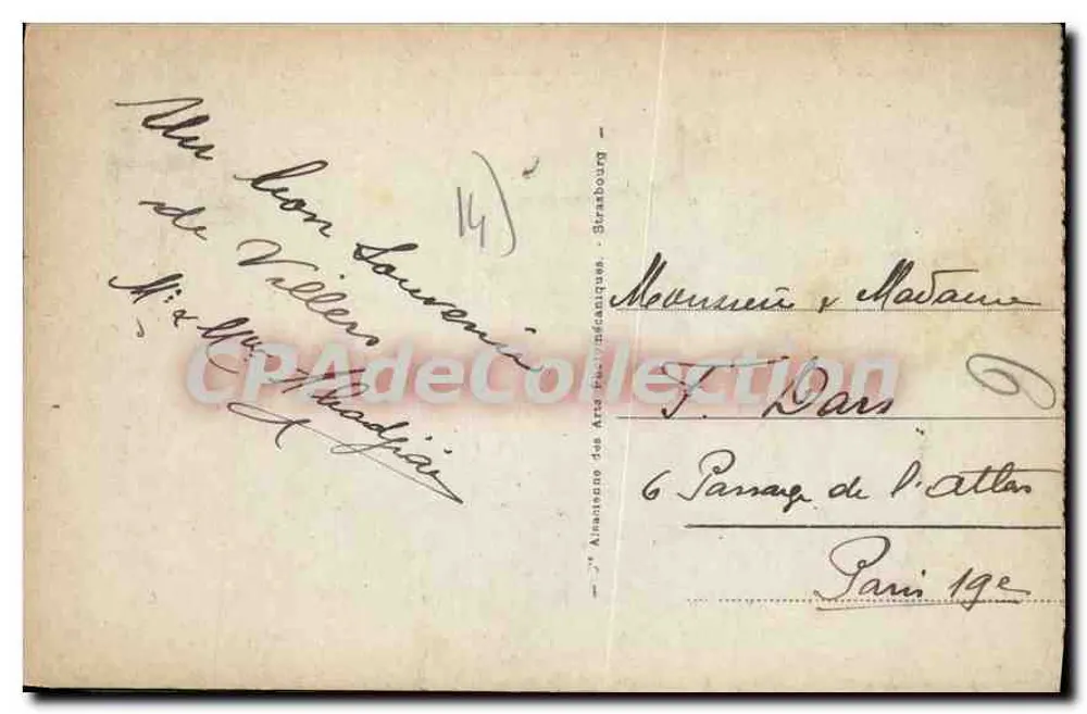 Villers-sur-Mer — Luftbild — Paporama Vers Deauville - Rückseite