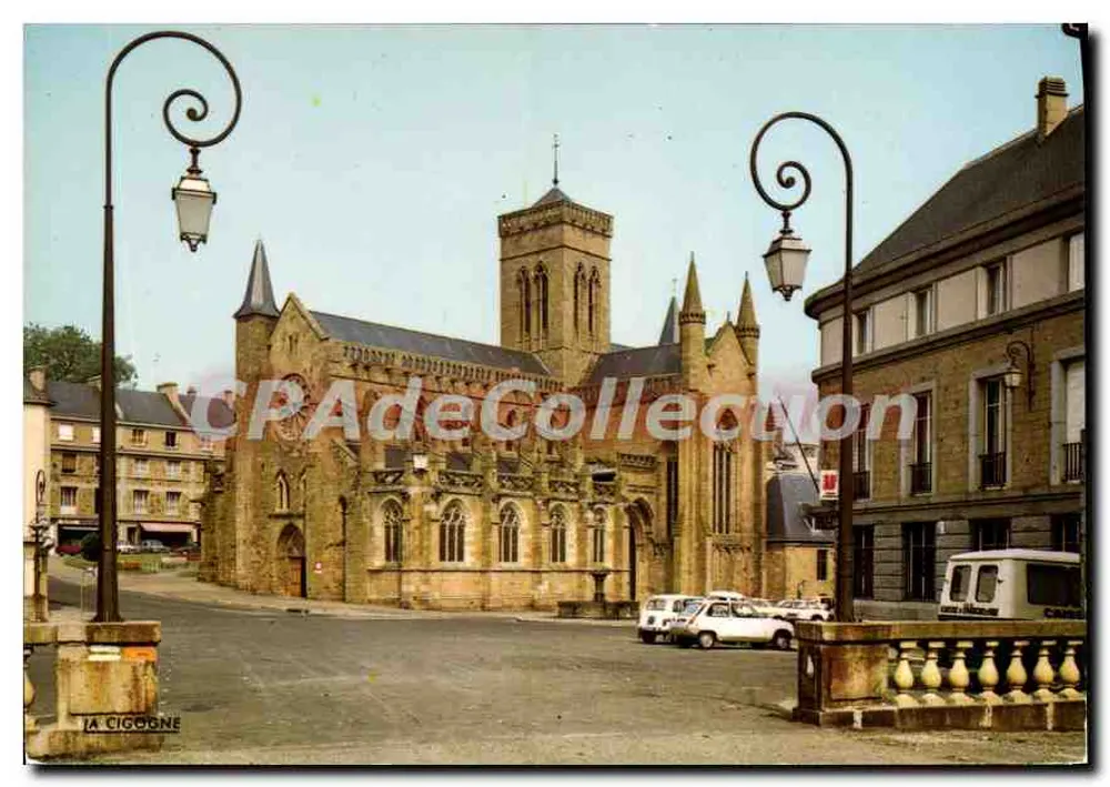 Die Storch — Ansicht der Kirche Notre-Dame vom Schlossplatz — Edition Bid Industriel - Vorderseite