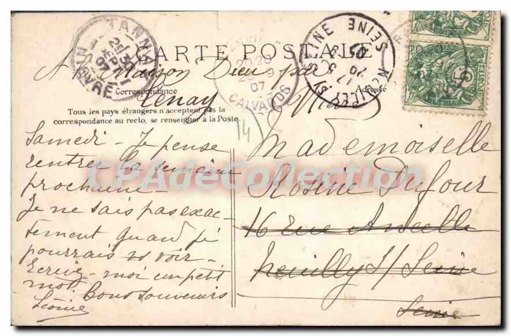 RANVILLE (Calvados) — O Caminho dos Montes — editor não identificado, n° 556 - Verso