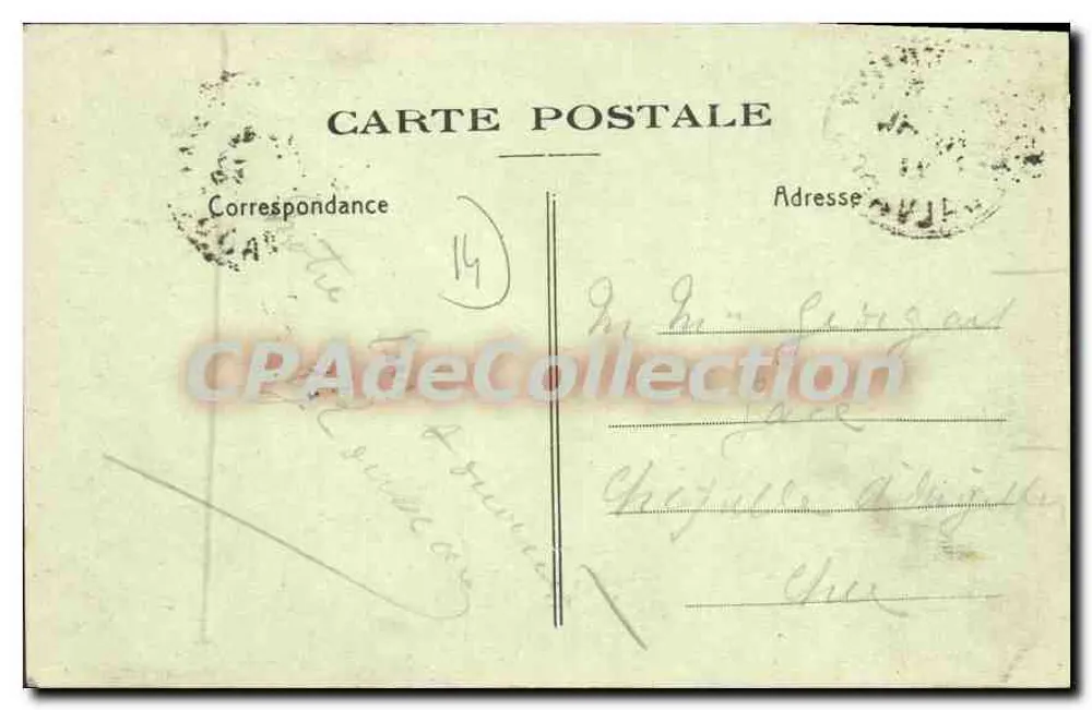 Pont-d'Ouilly — Vista sobre la Orne y la Fábrica — P. Lévassœur, fotógrafo-editor - Flers - Reverso