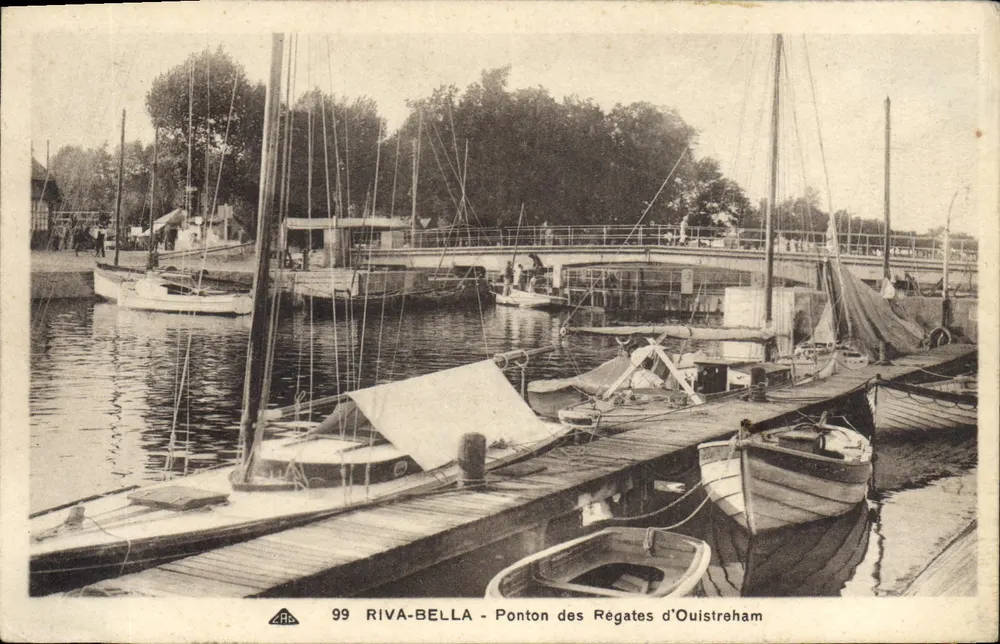 Riva-Bella - Ponton der Regatten von Ouistreham — Riva-Bella, Nr. 99 - Vorderseite