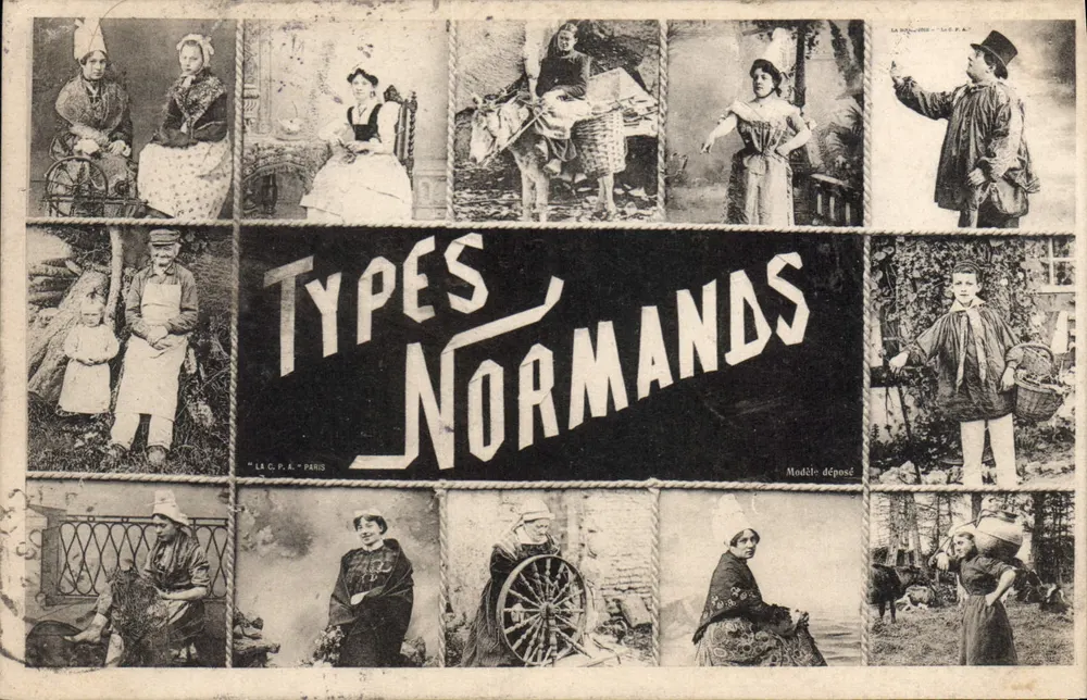 Tipos Normandos — L.C.P.A. Paris — Modelo depositado - Frente