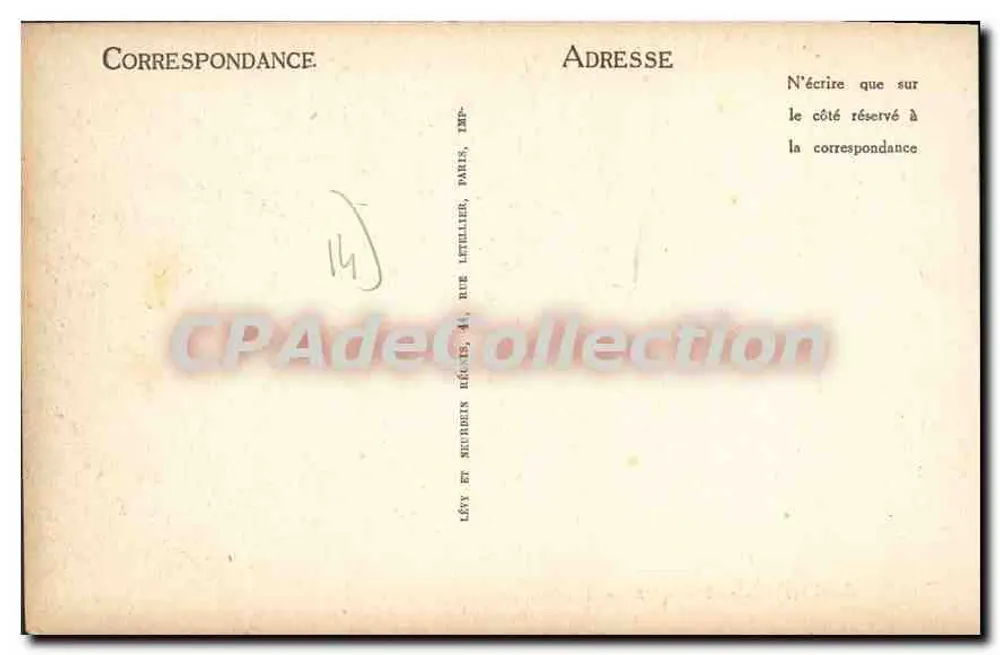 Bernières-sur-Mer — Rive-Plage — LL - Verso