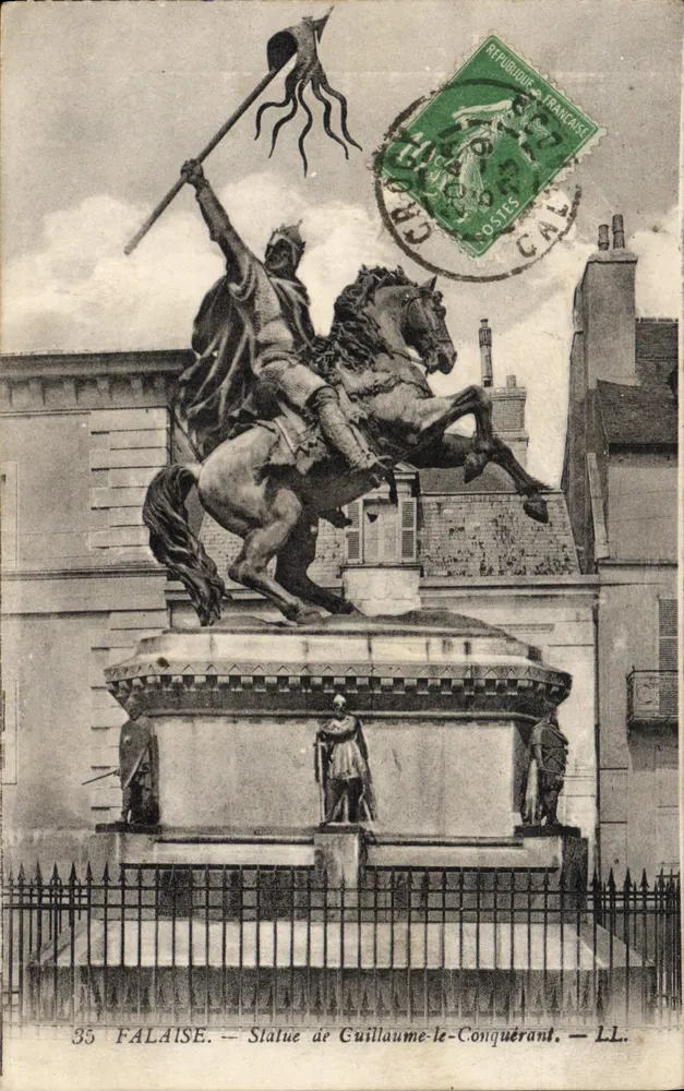 Falaise — Statua di Guglielmo il Conquistatore — LL. - Recto