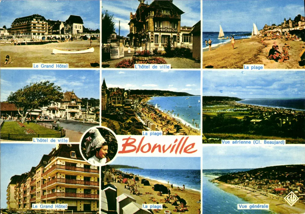 Blonville — Vista panorâmica com hotéis e praia — Editor Panazol, n° 1670 - Frente