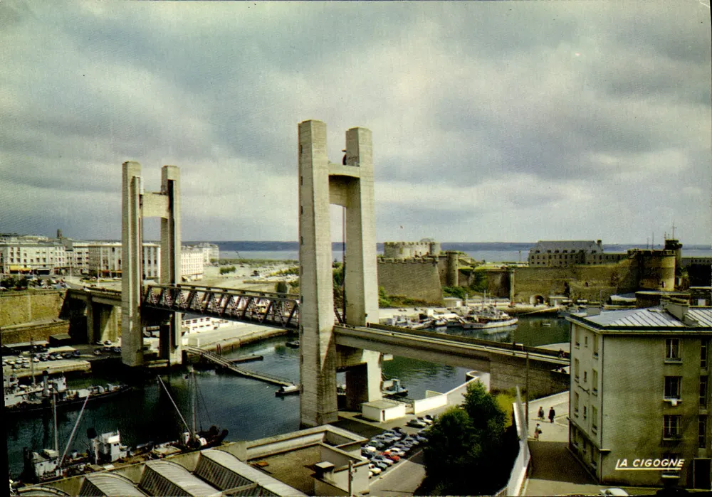 Puente de Recouvrance y el Castillo — Brest (Finistère) — Éditions de La Cigogne - Anverso