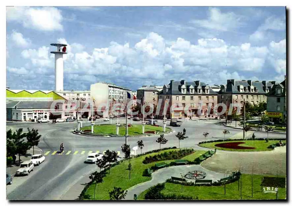 Place de Strasbourg em Brest — vista panorâmica — IRIS - Frente