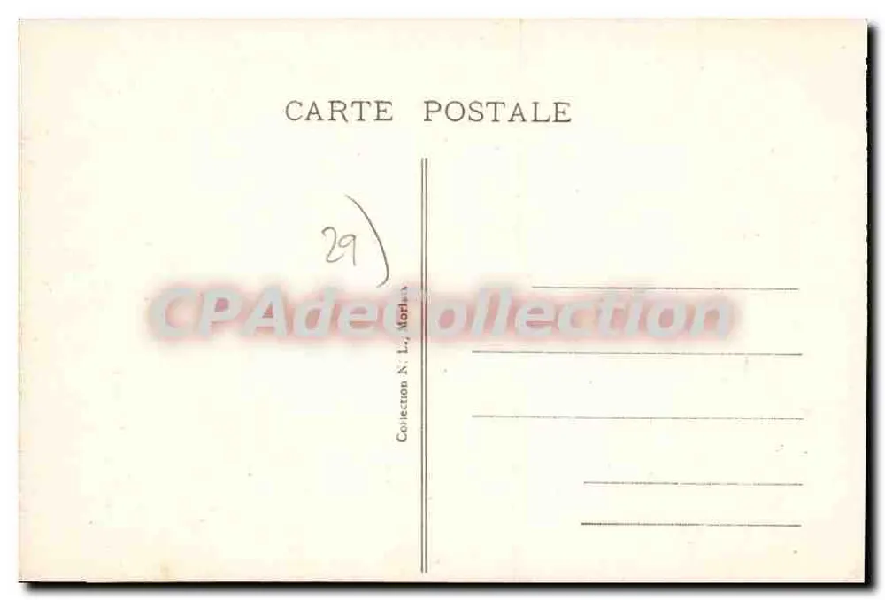 Carantec (Finistère) — Le Kelen à l'Heure du Bain — éditeur non identifié, n° 47 - Verso