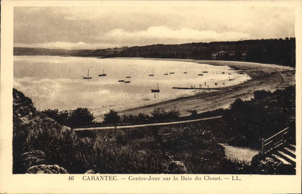 Carantec — Rücklicht auf der Bucht von Clouet — LL. — N° 46 - Vorderseite