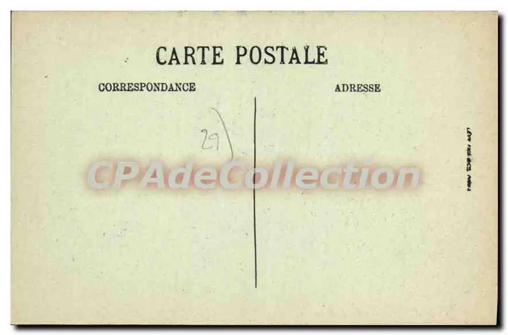 Concarneau — Os filetes azuis na Nova Dique — L.L. - Verso