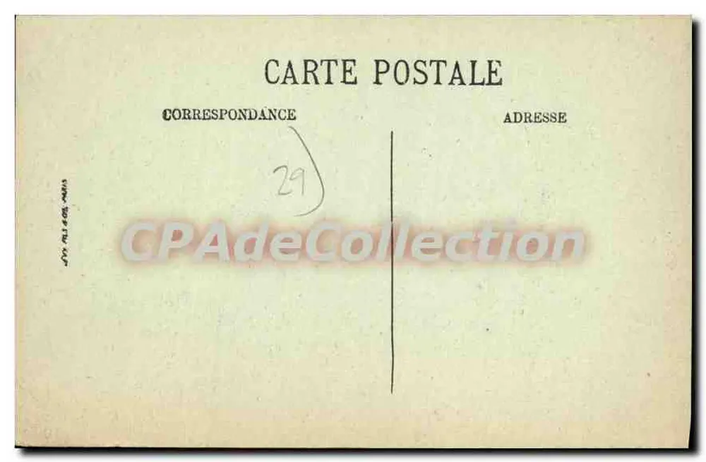 Concarneau — A Cidade Fechada — LL. N°10 - Verso