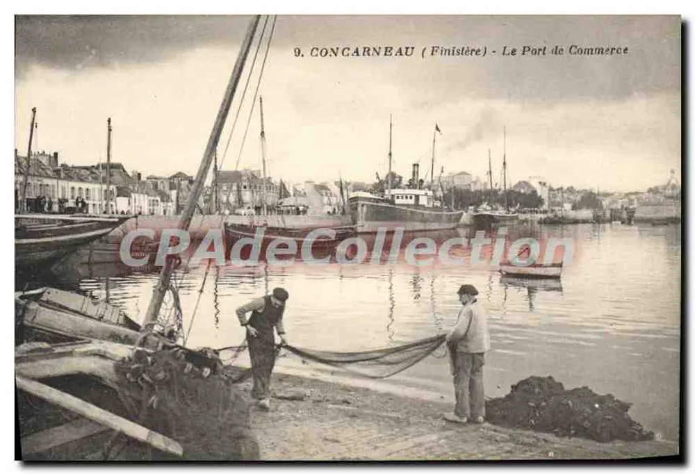 Concarneau (Finistère) - O Porto de Comércio - Frente