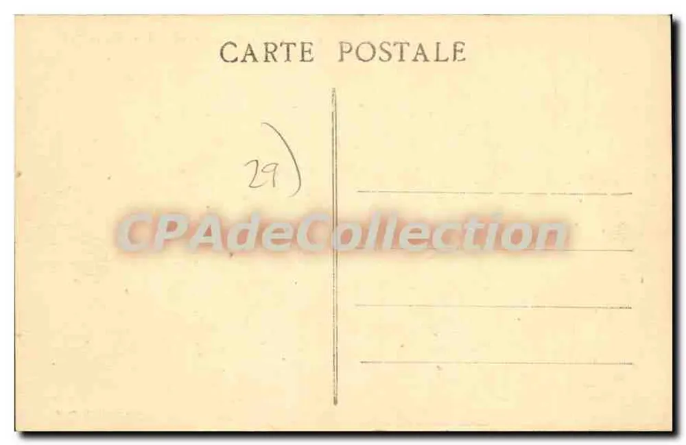 Concarneau - Thonnières no Port — editor: Bordeaux Villard, Quimper — n° de série 4571 - Verso