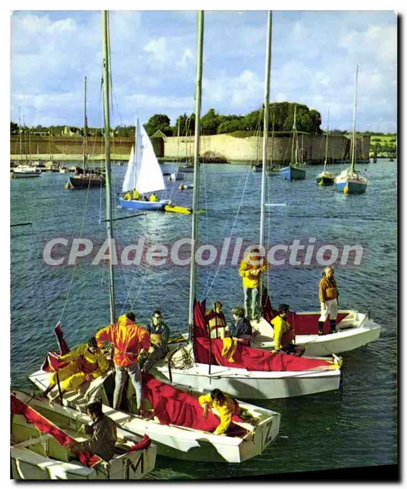 Segelschule in Concarneau — vor den Mauern der Stadt — Éditions 'La Cigogne' - Vorderseite