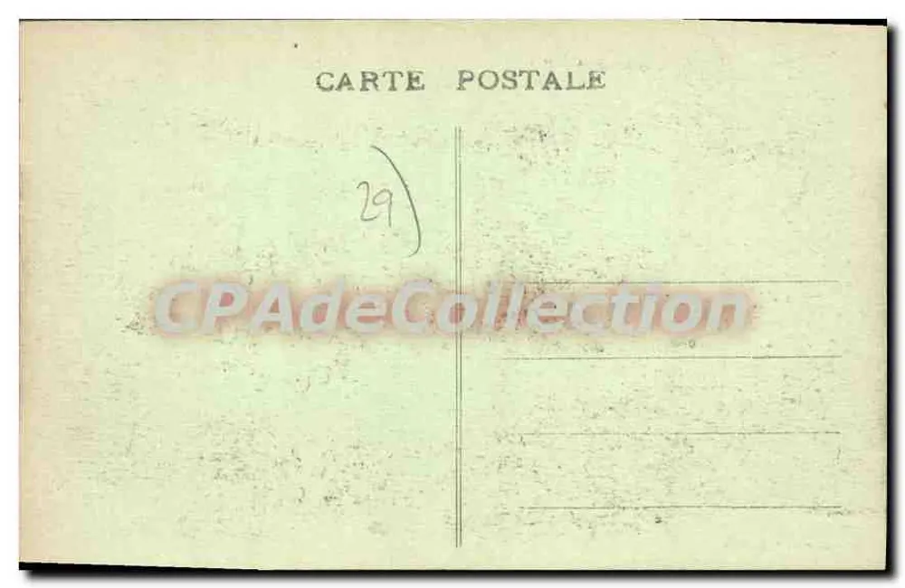 Douarnenez - Der Große Hafen - Die Sardinenflottille — Sammlung Villard, Quimper, n°6597 - Rückseite