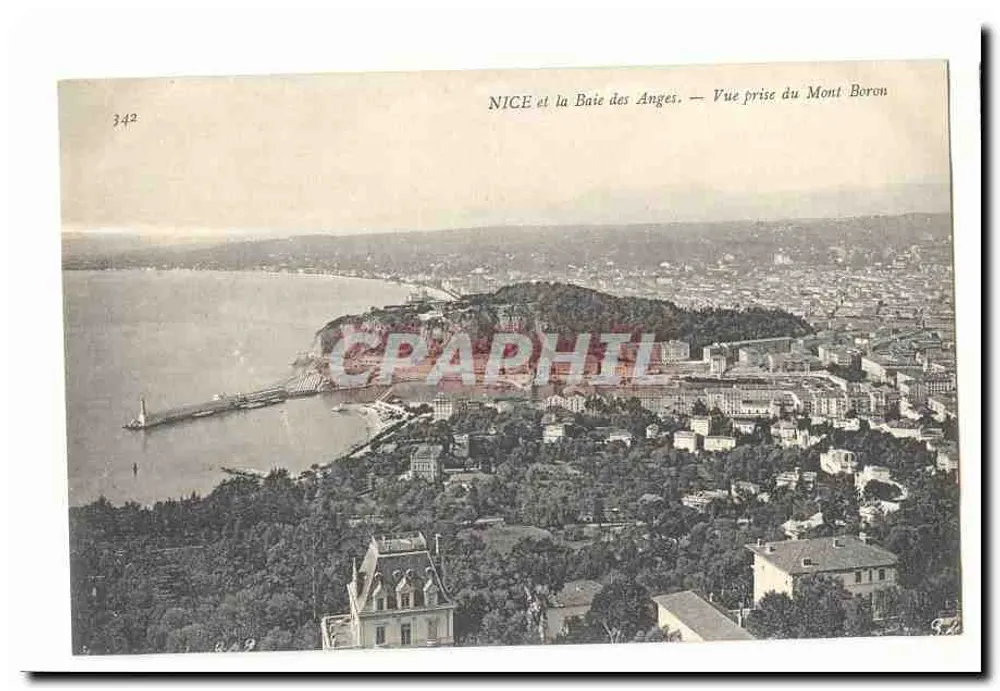 NICE und die Bucht der Engel — Ausblick vom Mont Boron — 342 - Vorderseite