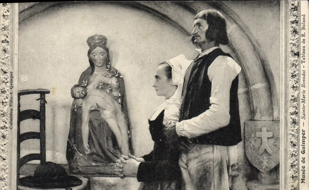 Santa Maria Benodet — Quadro de F. Buland — Museu de Quimper - Frente