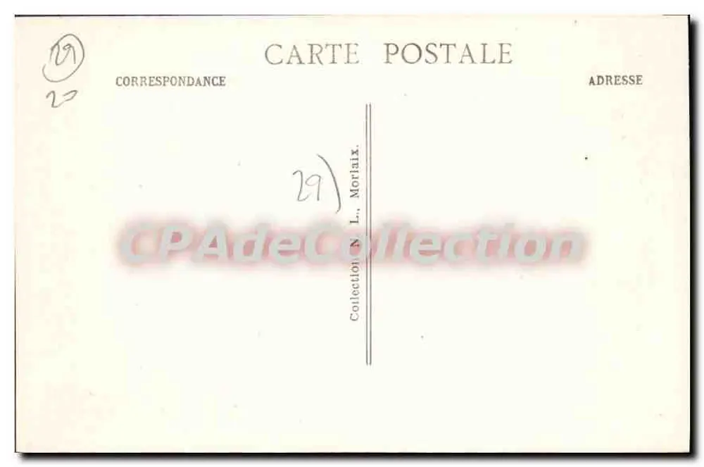 Roscoff (Finistère) — ogólne widok z Perharidy — nr 49 - Rewers