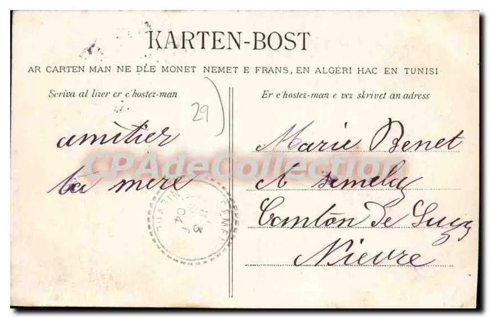 Saint-Pol-de-Léon — Allgemeiner Blick vom Bahnhof aus — Quiniper, n°726 - Rückseite