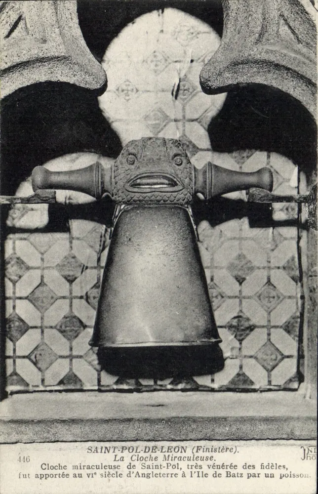 De wonderbaarlijke klok van Saint-Pol-de-Léon — Finistère — uitgever J.N.L. n°446 - Voorkant