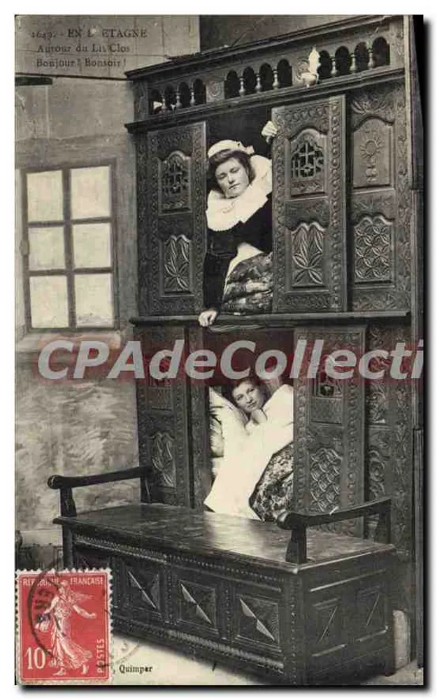 W L'Étagne - Wokół łóżka zamkniętego - Wydawca Quimper - Awers