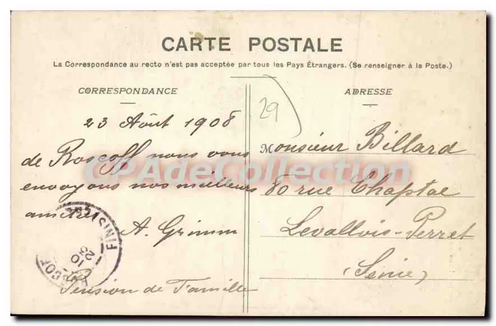 W L'Étagne - Wokół łóżka zamkniętego - Wydawca Quimper - Rewers