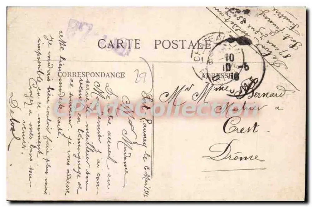 Um Casamento Bretão — Saída da Igreja — La Doaré, fot. Châtelaillon - Verso