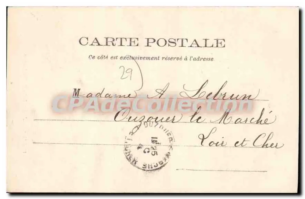 Finistère — Junge Mädchen von Pont-Aven — Verlag nicht sichtbar - Rückseite