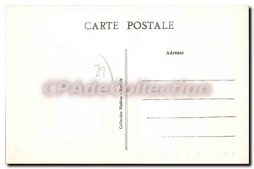 Ruinen der römischen Kapelle von Penilty — Finistère — Verlag Nédélec, n°15 - Rückseite