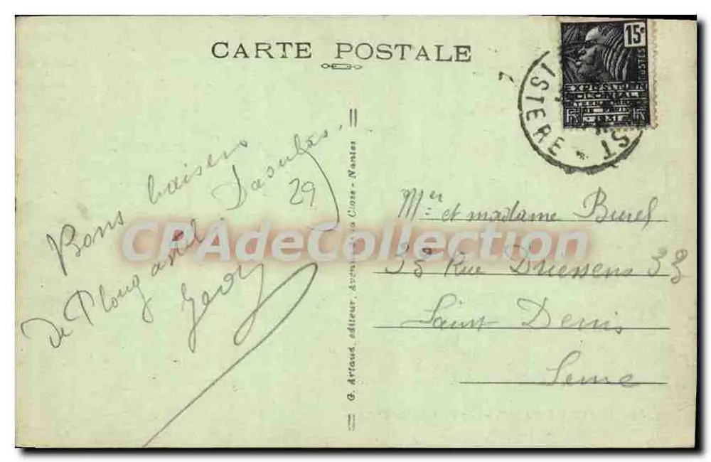 PLOUGASTEL-DAOULAS — O Passage do Bac - Verso