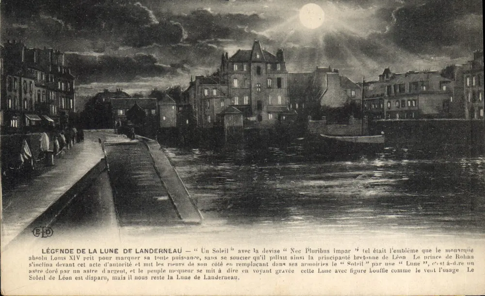 Legenda o Miesiącu w Landerneau — Wydawca La Deloy, Paryż - Awers