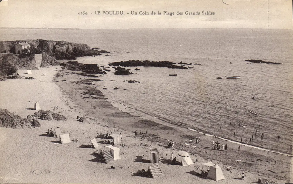 Le Pouldu - Ein Stück der Grande Plage — Verlag Laurent-Nel, Nr. 4164 - Vorderseite