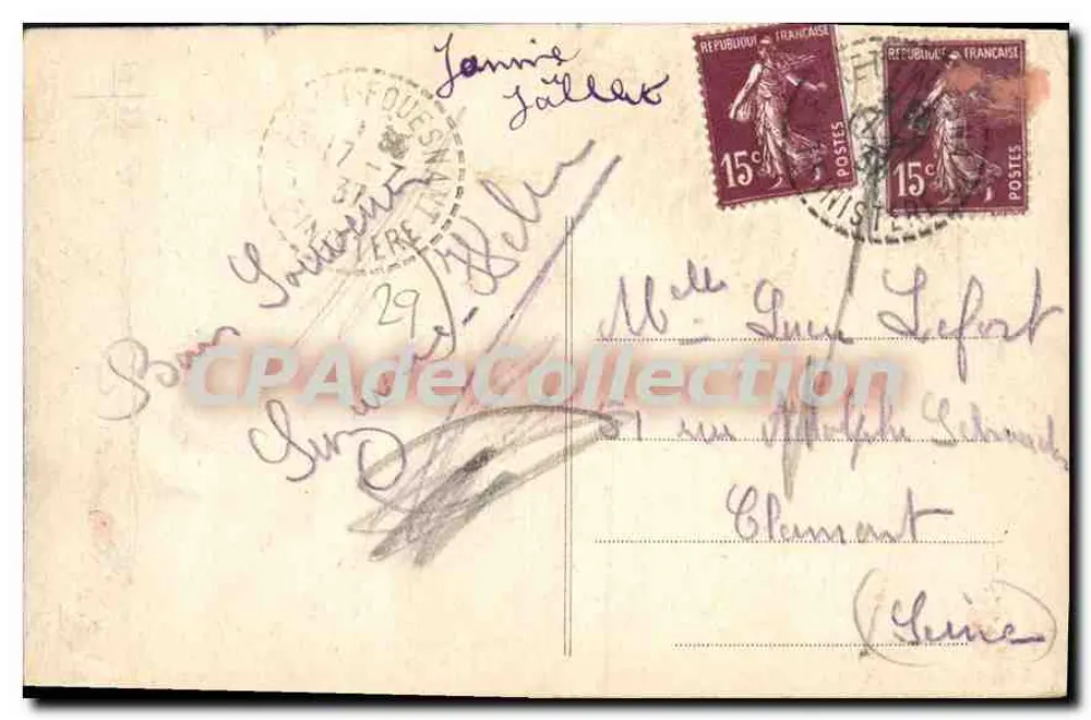 Fouesnant (Finistère) — Cap-Coz - Toul-Raoul — Sammlung Luxe Le Menn, Moderne Galerien - Rückseite