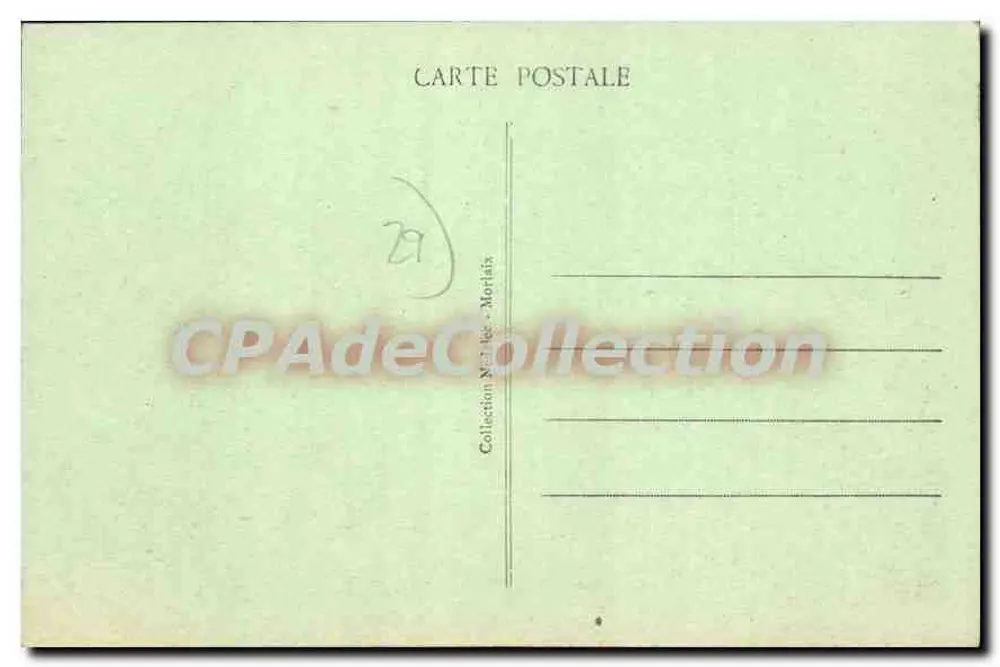 Santece (Finistère) — A Ilha Verde e Roc'h Kroüm — editor desconhecido, n° 16 - Verso