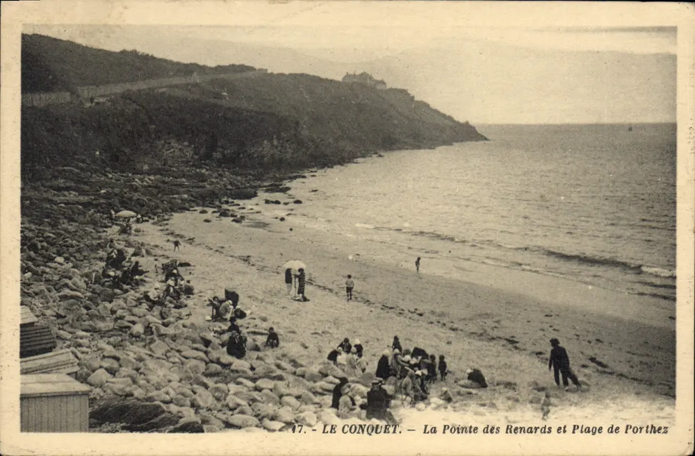 Le Conquet — Die Pointe des Renards und der Porthéz-Strand — G. Artaud, Verlag - Vorderseite