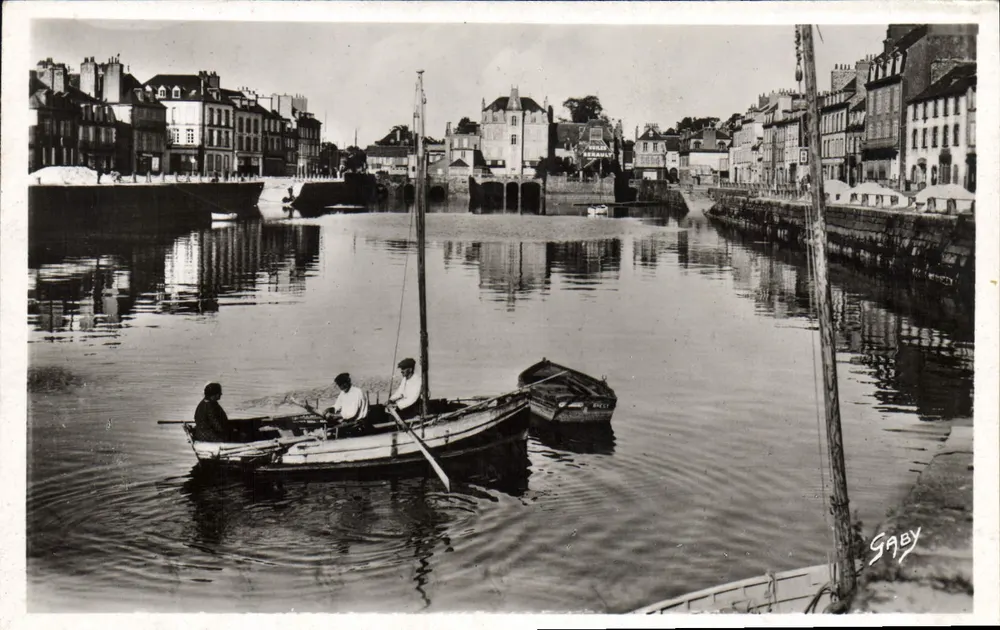 Landerneau - Der Hafen und die Kai des Léon und Cornouailles — G. Gaby - Vorderseite