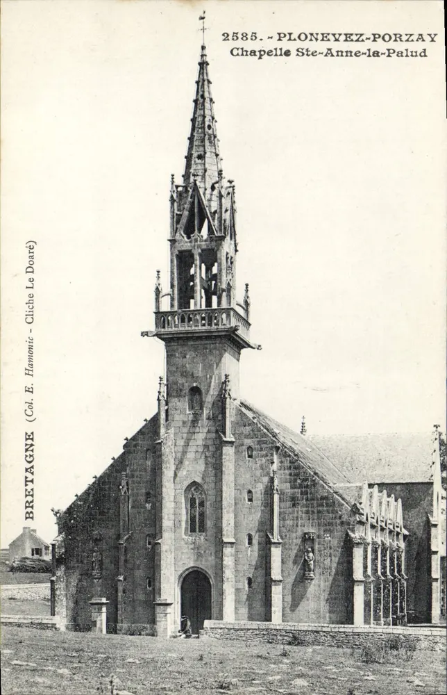 Plonevez-Porzay — Kapelle Sainte-Anne-la-Palud — Cliché E. Hamonic, Sammlung Bretagne - Vorderseite