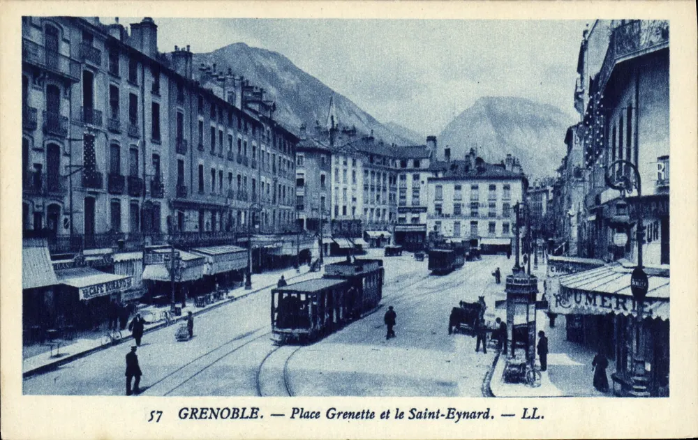 Grenoble — Praça Grenette e o Santo Bynard — LL. - Frente