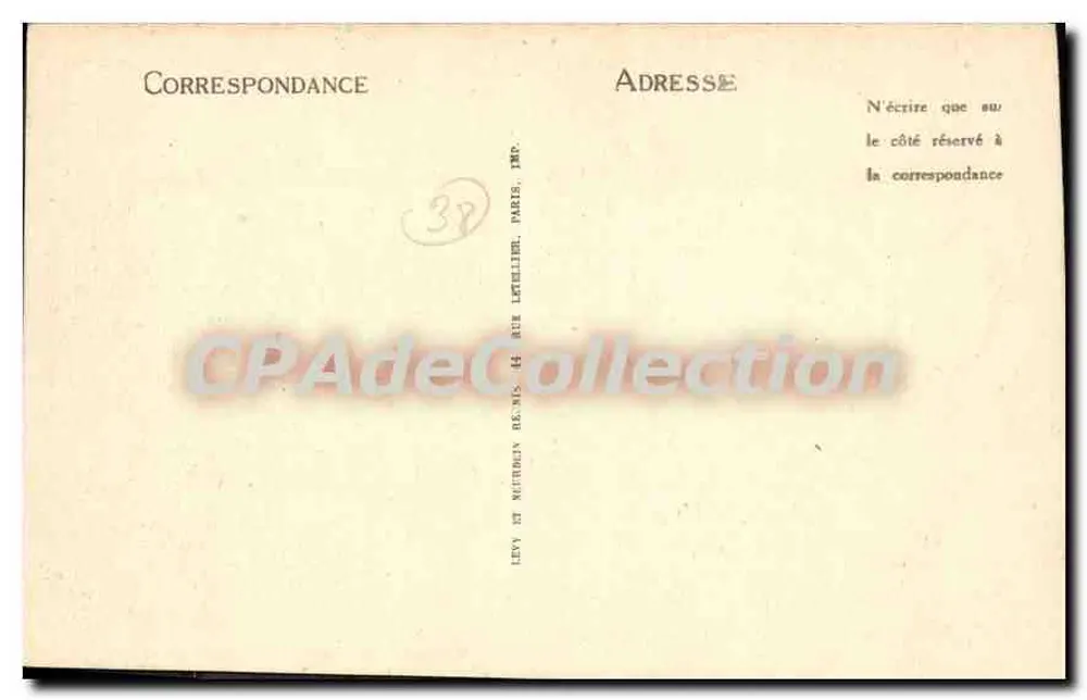 Grenoble — A Universidade — LL. - Verso