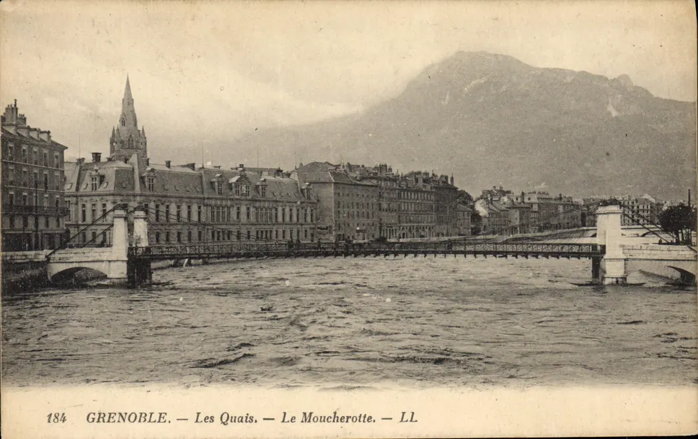 Grenoble — Les Quais — Le Moucherotte — LL - Frente