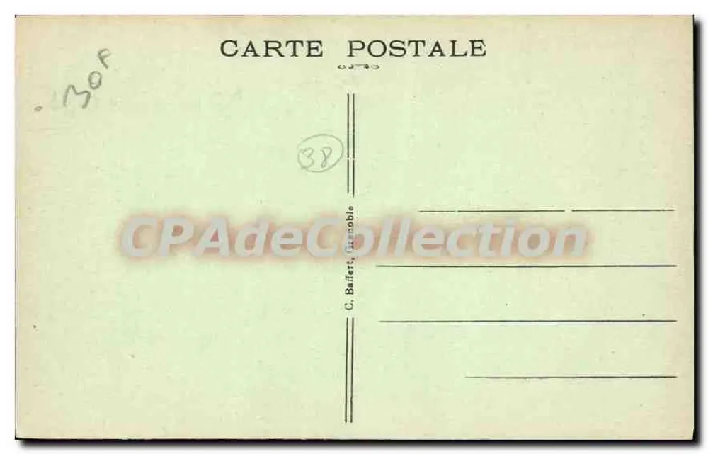 Grenoble — Place de la Bastille — Cours Jean-Jaurès und Boulevard Garibetta - Rückseite