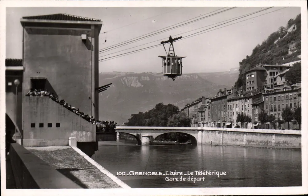 Grenoble - Die Isère - Der Seilbahn - Abfahrtsstation — Édition de la Rua de Palanka - Vorderseite