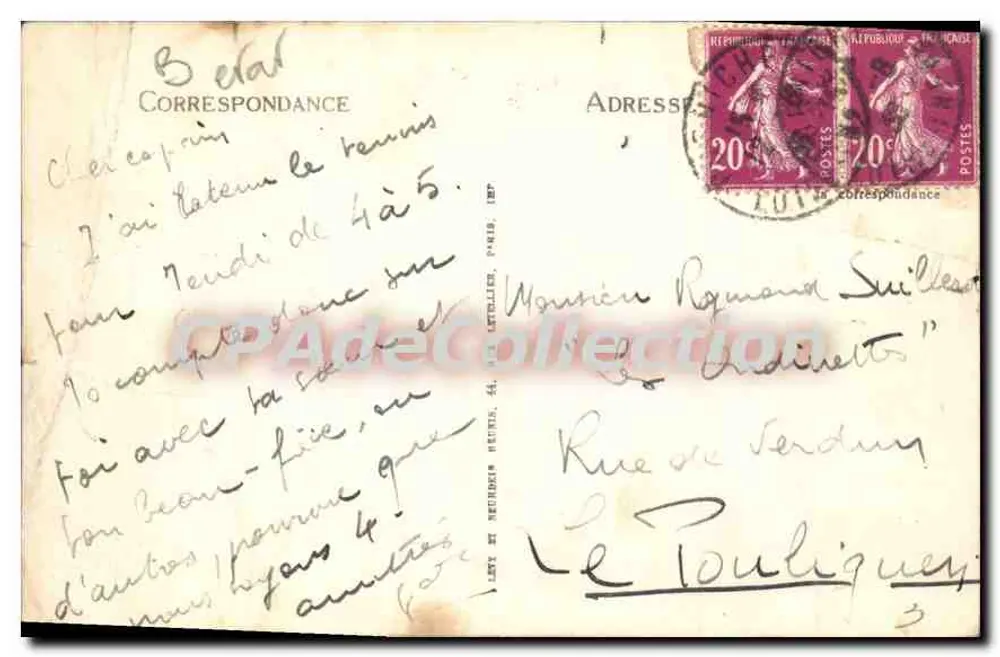 Pornichet — O Porto — I.L. — n°57 - Verso